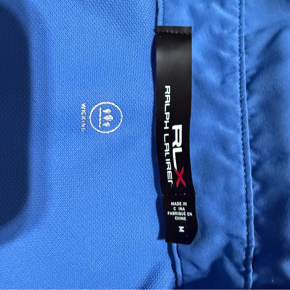 Ralph Lauren RLX Blue Polo Medium